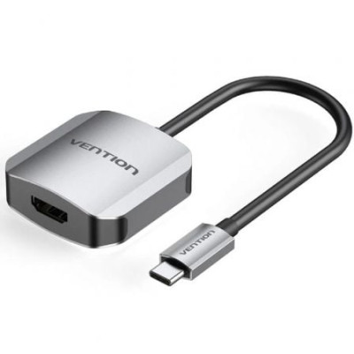 Conversor Vention TDEHB/ USB Tipo-C Macho - HDMI Hembra/ 15cm/ Plata | HDMI