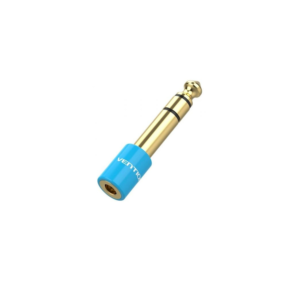 Adaptador Jack Vention VAB-S01-L/ Jack 6.5 Macho - Jack 3.5 Hembra/ Azul | Audio