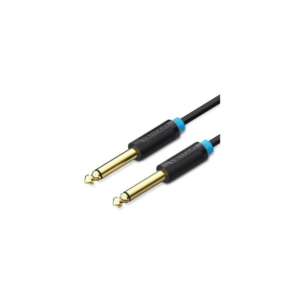 Cable Mono Vention BAABF/ Jack 6.5 Macho - Jack 6.5 Macho/ 1m/ Negro | Audio