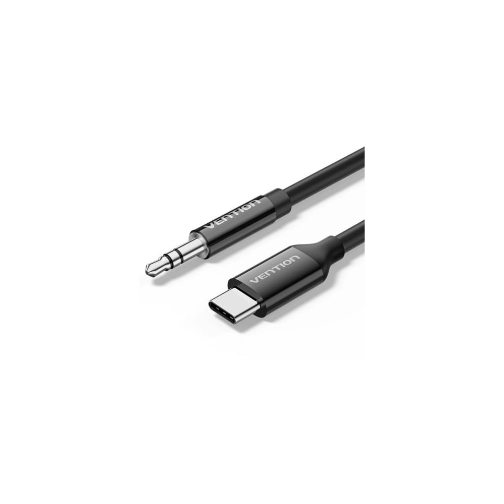 Cable Conversor Audio Vention BIFBG/ USB Tipo-C Macho - Jack 3.5 Macho/ 1.5m/ Gris | Audio