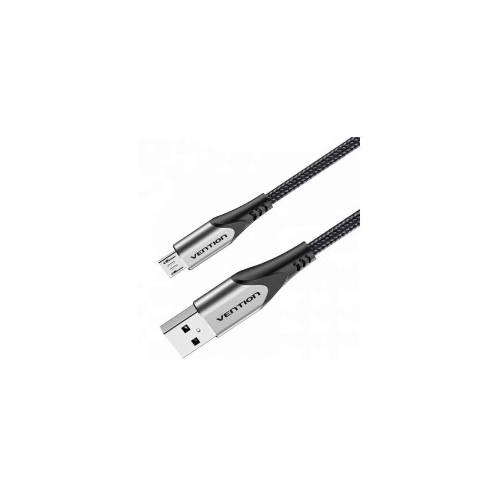 Cable USB 2.0 Vention COAHH/ microUSB Macho - USB Macho/ 480Mbps/ 2m/ Gris | USB
