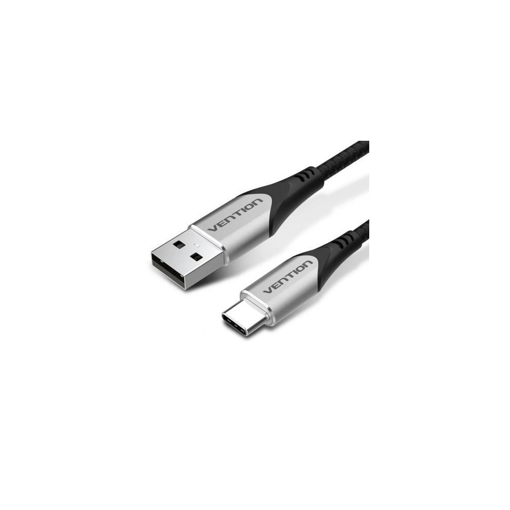 Cable USB 2.0 Tipo-C Vention CODHD/ USB Tipo-C Macho - USB Macho/ 480Mbps/ 50cm/ Gris | USB