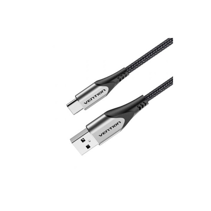 Cable USB 2.0 Tipo-C Vention CODHG/ USB Macho - USB Tipo-C Macho/ 480Mbps/ 1.5m/ Gris | USB