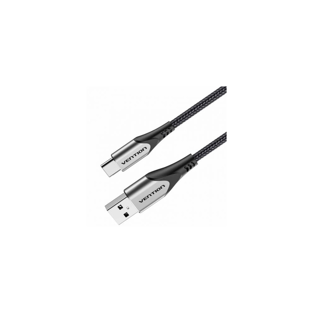 Cable USB 2.0 Tipo-C Vention CODHH/ USB Macho - USB Tipo-C Macho/ 480Mbps/ 2m/ Gris | USB
