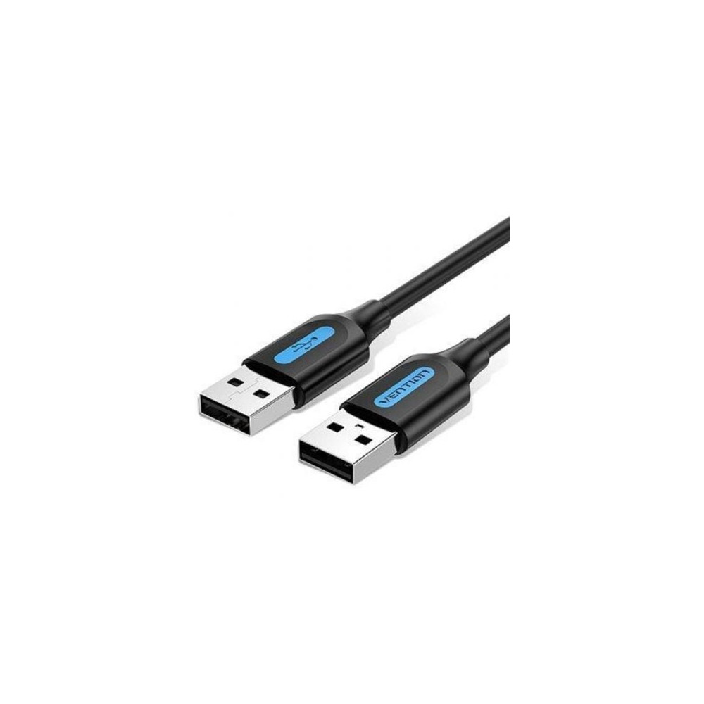 Cable USB 2.0 Vention COJBI/ USB Macho - USB Macho/ 480Mbps/ 3m/ Negro | USB