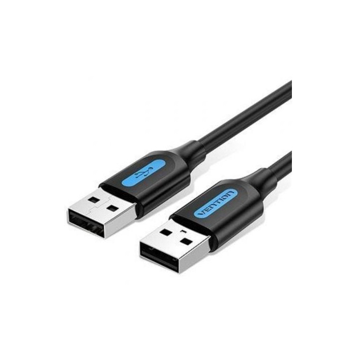 Cable USB 2.0 Vention COJBI/ USB Macho - USB Macho/ 480Mbps/ 3m/ Negro | USB