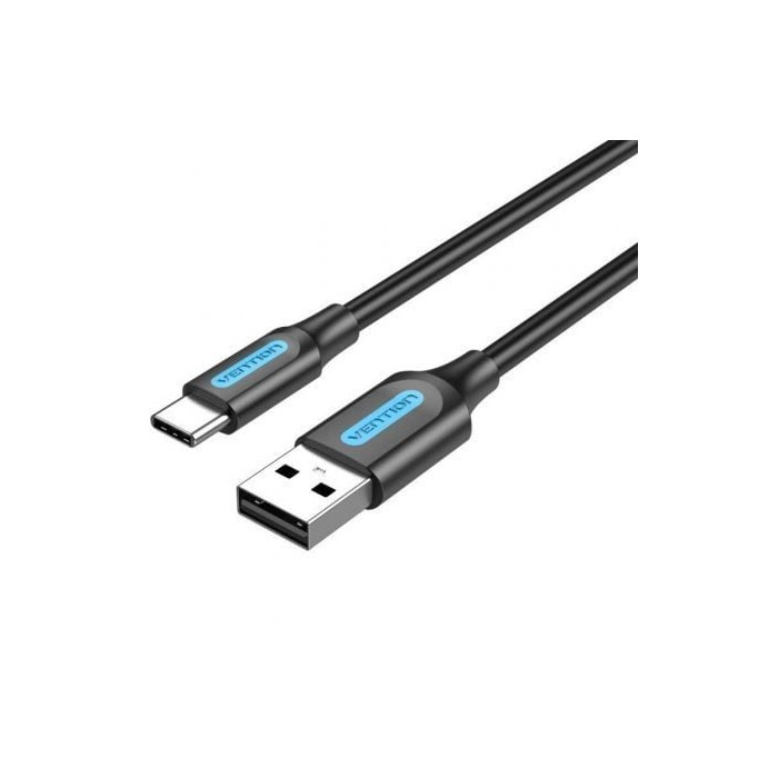 Cable USB 2.0 Tipo-C Vention COKBI/ USB Macho - USB Tipo-C Macho/ 480Mbps/ 3m/ Gris | USB