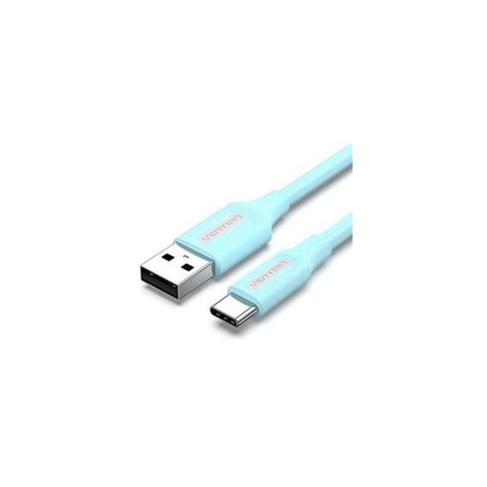 Cable USB 2.0 Tipo-C Vention COKSH/ USB Tipo-C Macho - USB Macho/ Hasta 60W/ 480Mbps/ 2m/ Azul | USB
