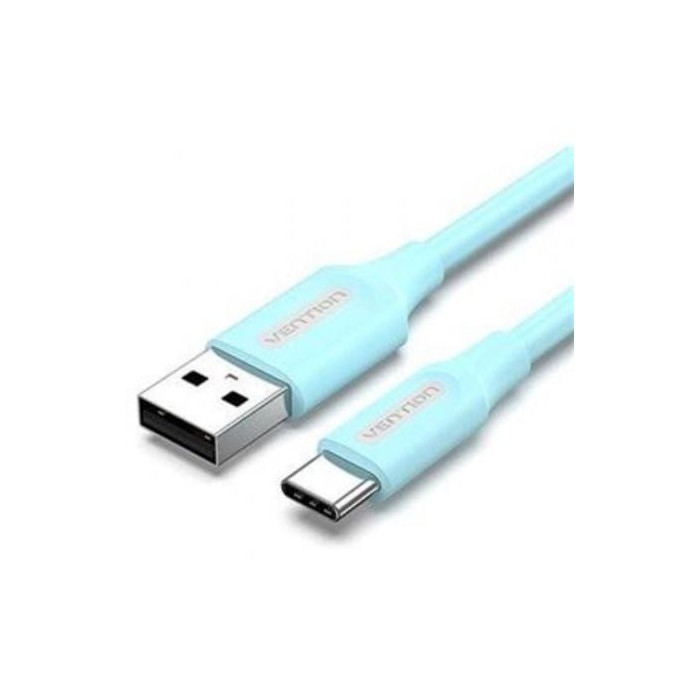Cable USB 2.0 Tipo-C Vention COKSH/ USB Tipo-C Macho - USB Macho/ Hasta 60W/ 480Mbps/ 2m/ Azul | USB