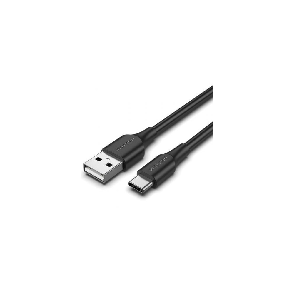 Cable USB 2.0 Tipo-C Vention CTHBD/ USB Tipo-C Macho - USB Macho/ 480Mbps/ 50cm/ Negro | USB