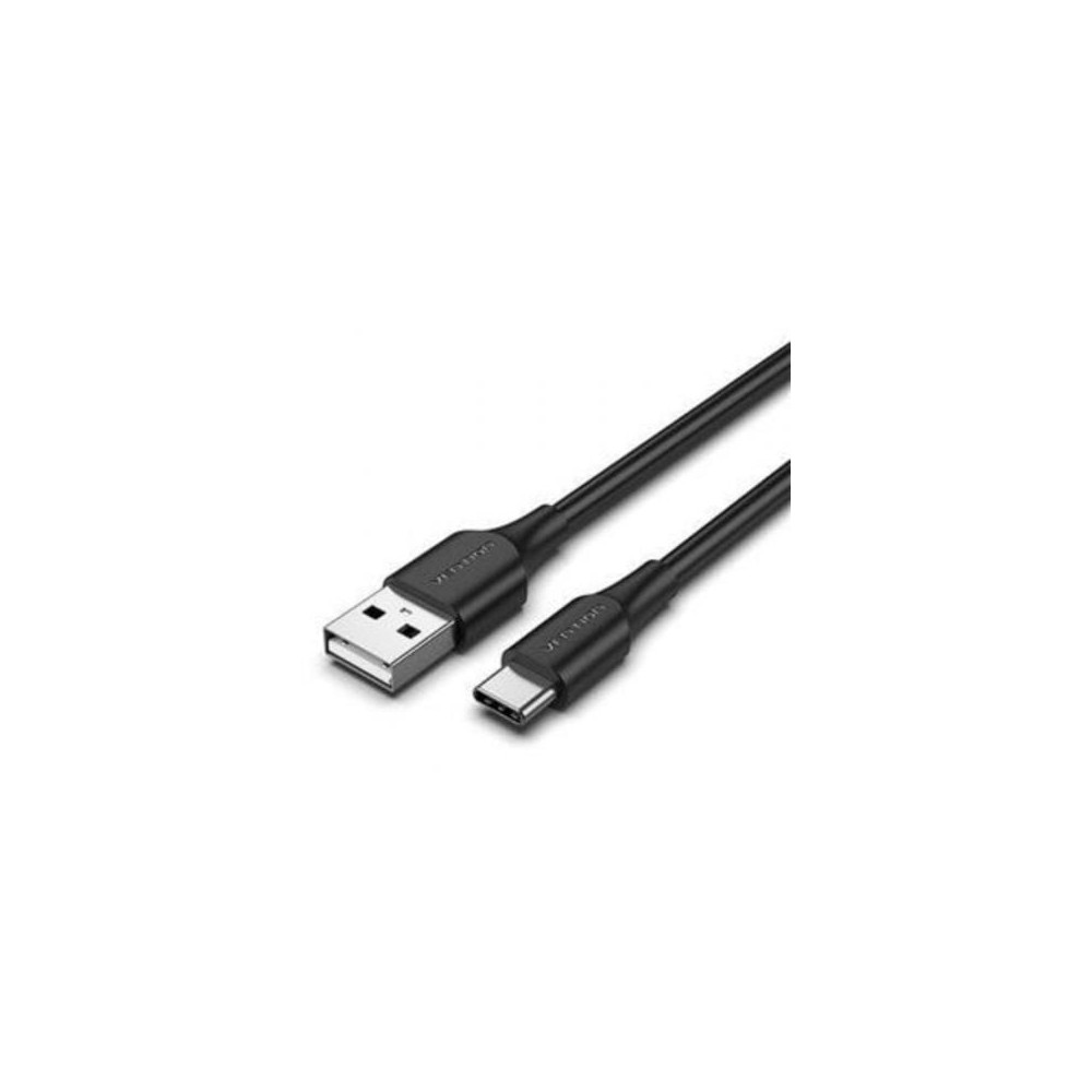 Cable USB 2.0 Tipo-C Vention CTHBI/ USB Tipo-C Macho - USB Macho/ 480Mbps/ 3m/ Negro | USB