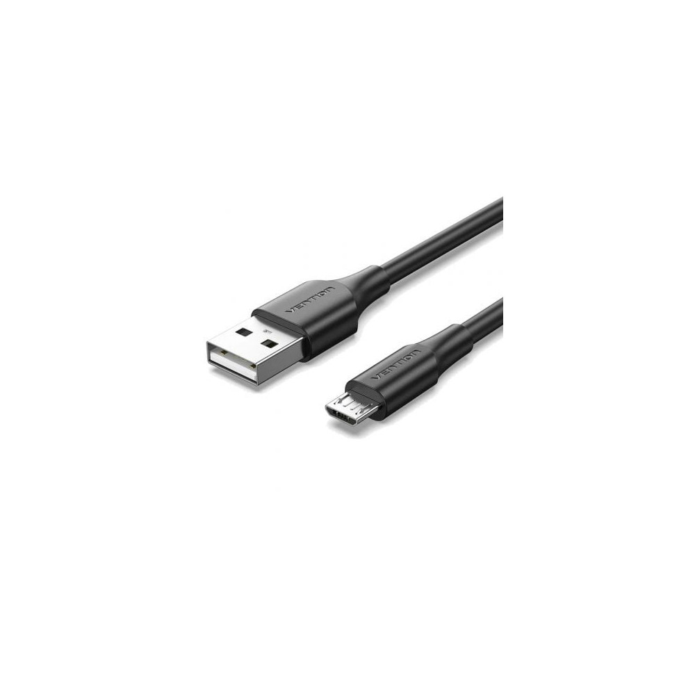 Cable USB 2.0 Vention CTIBF/ USB Macho - MicroUSB Macho/ 480Mbps/ 1m/ Negro | USB