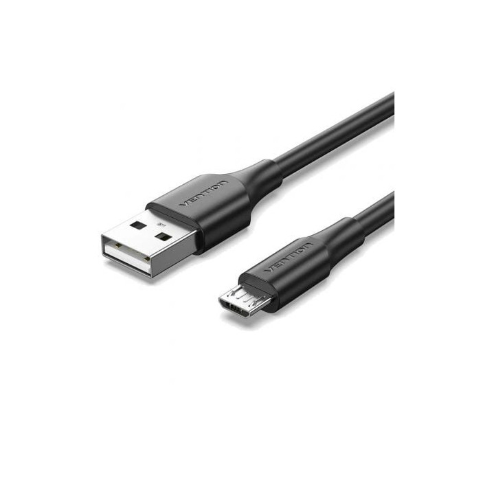 Cable USB 2.0 Vention CTIBF/ USB Macho - MicroUSB Macho/ 480Mbps/ 1m/ Negro | USB