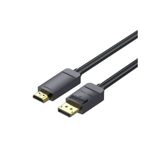 Cable Conversor Vention HAGBH/ DisplayPort Macho - HDMI 4K Macho/ 2m/ Negro | HDMI