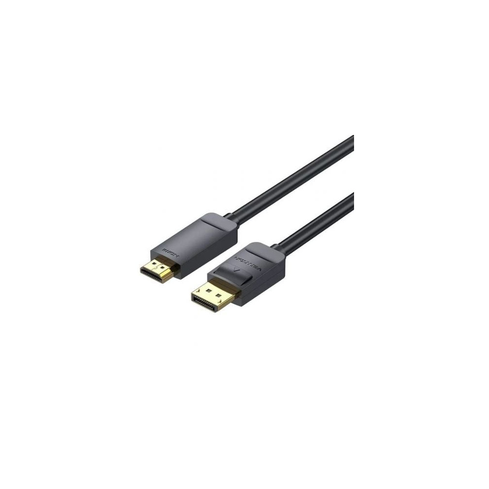 Cable Conversor Vention HAGBJ/ DisplayPort Macho - HDMI 4K Macho/ 5m/ Negro | HDMI