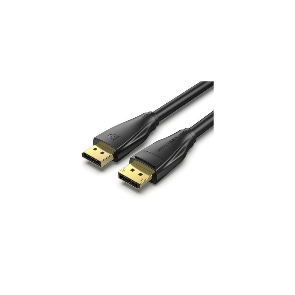 Cable Displayport 1.4 8K Vention HCDBI/ Displayport Macho - Displayport Macho/ 3m/ Negro | VGA/DVI/DisplayPort