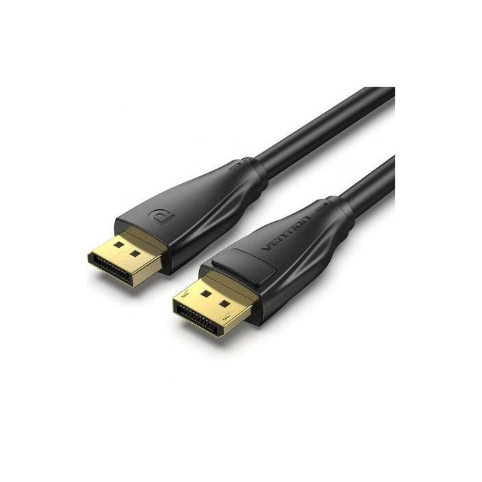 Cable Displayport 1.4 8K Vention HCDBI/ Displayport Macho - Displayport Macho/ 3m/ Negro | VGA/DVI/DisplayPort