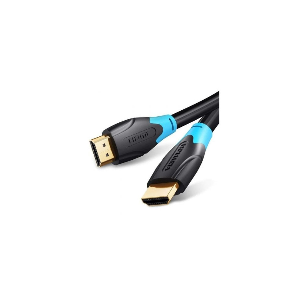 Cable HDMI 2.0 4K Vention AACBK/ HDMI Macho - HDMI Macho/ 8m/ Negro | HDMI