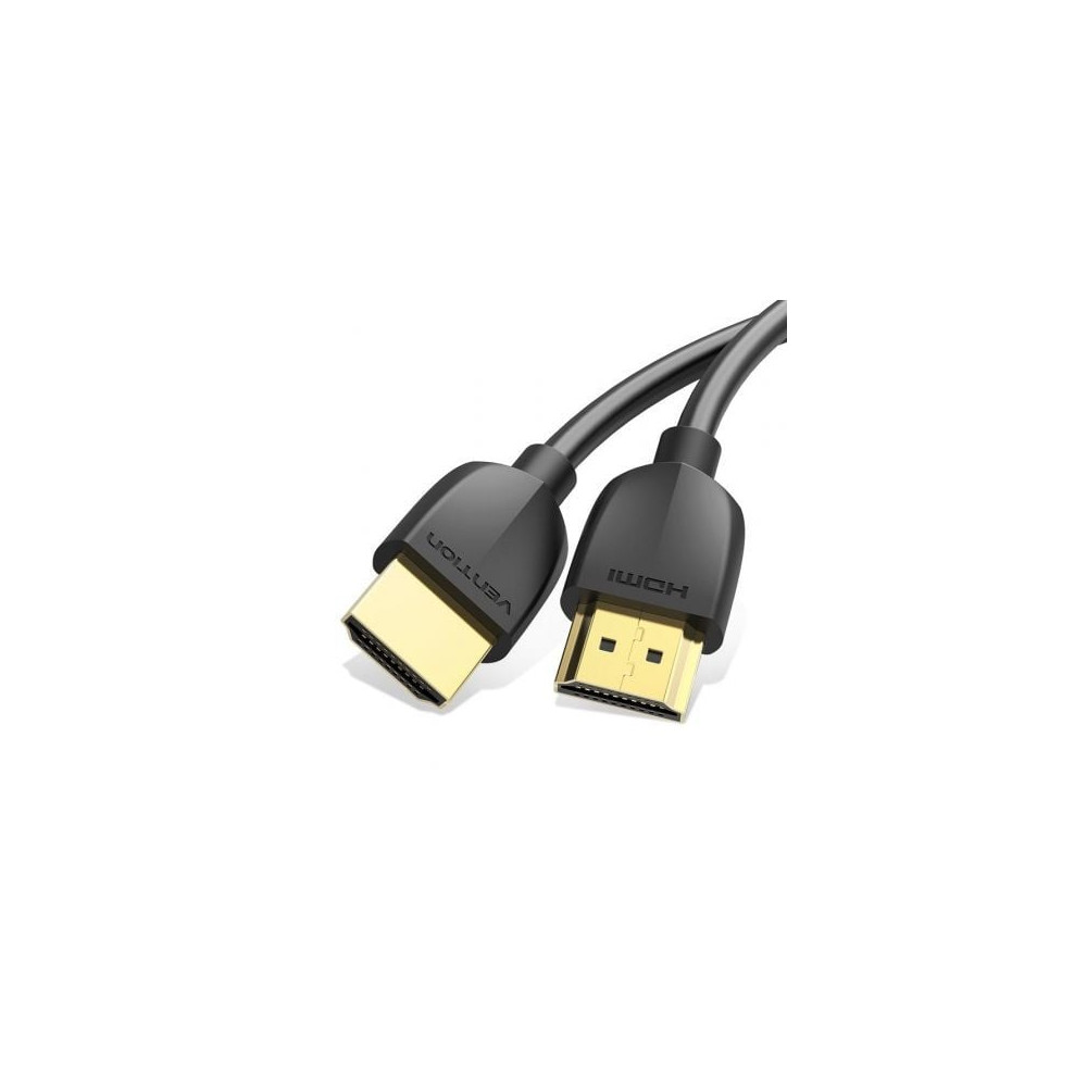 Cable HDMI 2.0 4K Portatil Vention AAIBF/ HDMI Macho - HDMI Macho/ 1m/ Negro | HDMI
