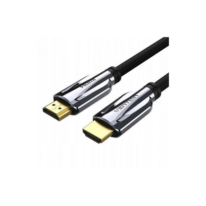 Cable HDMI 2.1 8K Vention AALBH/ HDMI Macho - HDMI Macho/ 2m/ Gris y Negro | HDMI