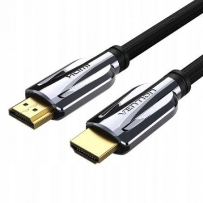 Cable HDMI 2.1 8K Vention AALBI/ HDMI Macho - HDMI Macho/ 3m/ Gris y Negro | HDMI