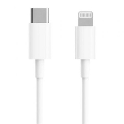 Cable USB 2.0 Tipo-C Lightning Xiaomi BHR4421GL/ USB Tipo-C Macho - Lightning Macho/ Hasta 18W/ 480Mbps/ 1m/ Blanco | Lightning