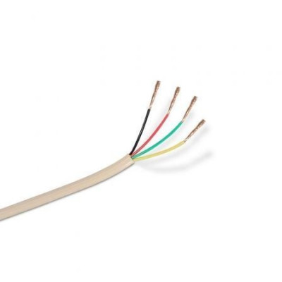 Bobina de Cable de Teléfono Aisens A143-0321 4C/ 100m/ Beige | Bobinas