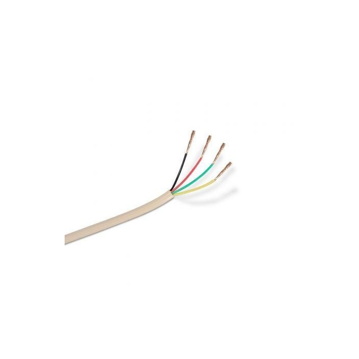 Bobina de Cable de Teléfono Aisens A143-0321 4C/ 100m/ Beige | Bobinas