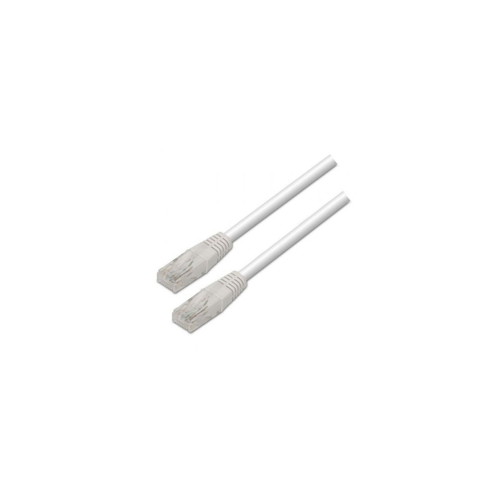 Cable de Red RJ45 UTP Aisens A133-0196 Cat.5e/ 50cm/ Blanco | Hasta 1 m