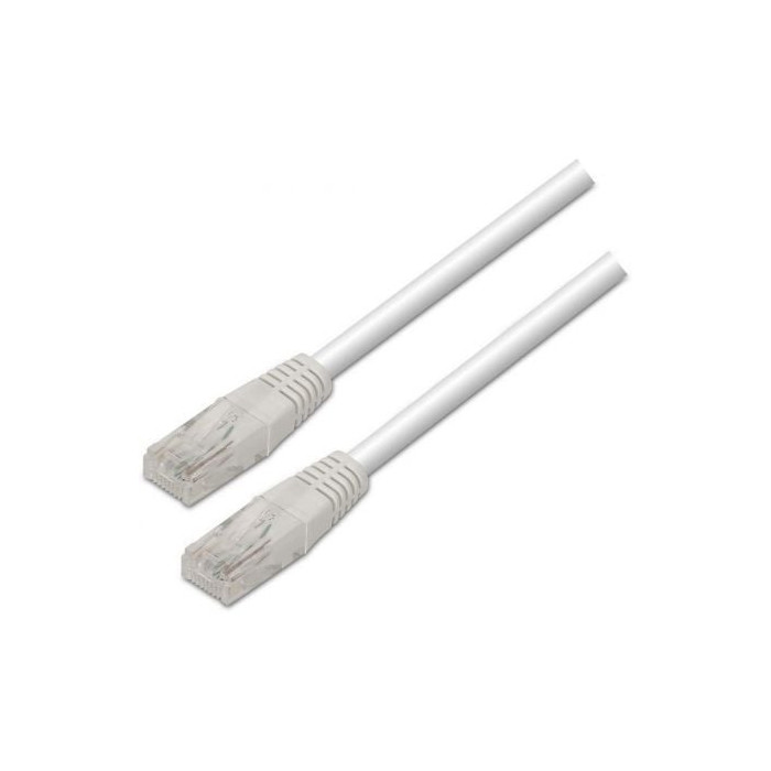 Cable de Red RJ45 UTP Aisens A133-0197/ Cat.5e/ 1m/ Blanco | Hasta 1 m