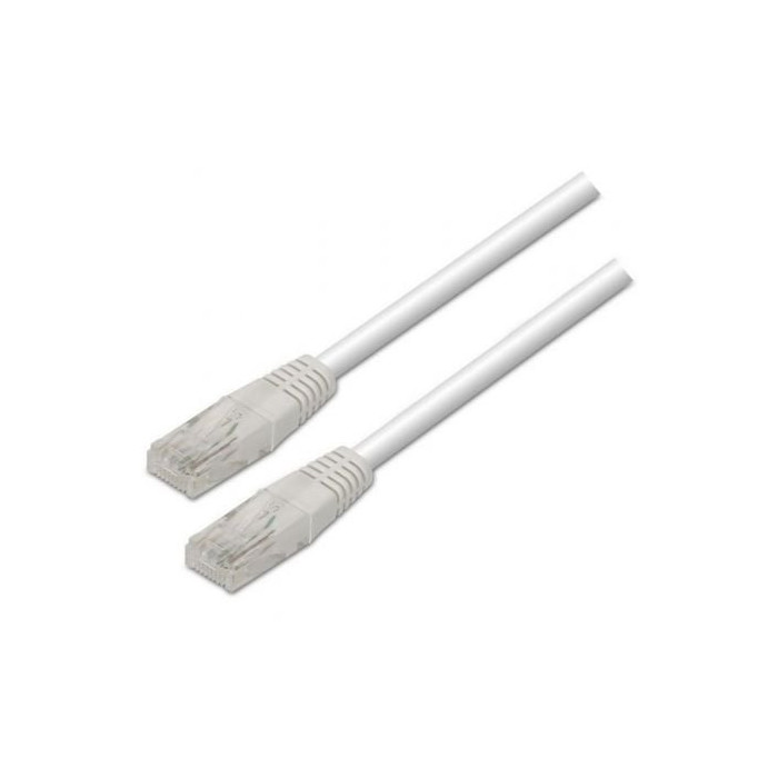 Cable de Red RJ45 UTP Aisens A133-0200 Cat.5e/ 5m/ Blanco | 5 m