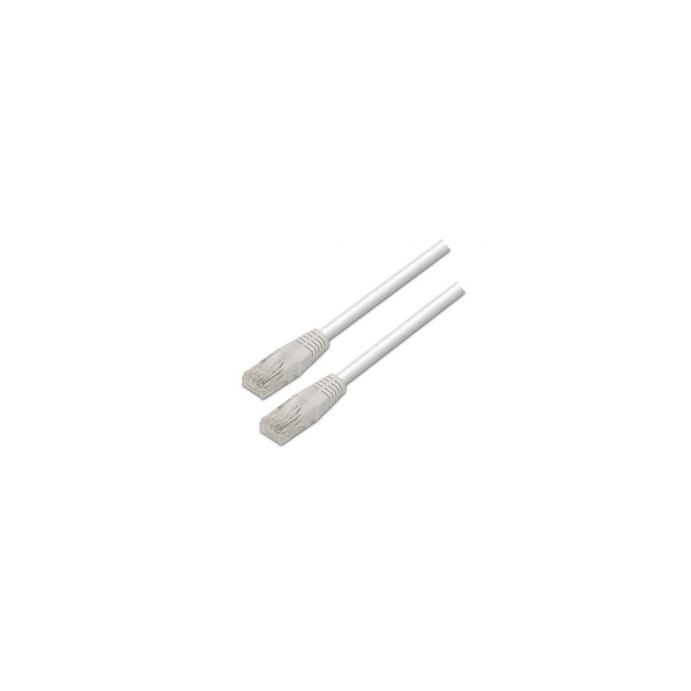 Cable de Red RJ45 UTP Aisens A133-0201 Cat.5e/ 10m/ Blanco | 10 m