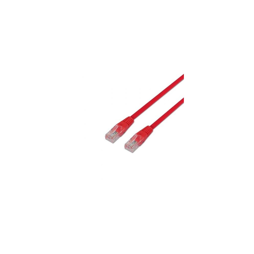 Cable de Red RJ45 UTP Aisens A135-0237 Cat.6/ 50cm/ Rojo | Hasta 1 m