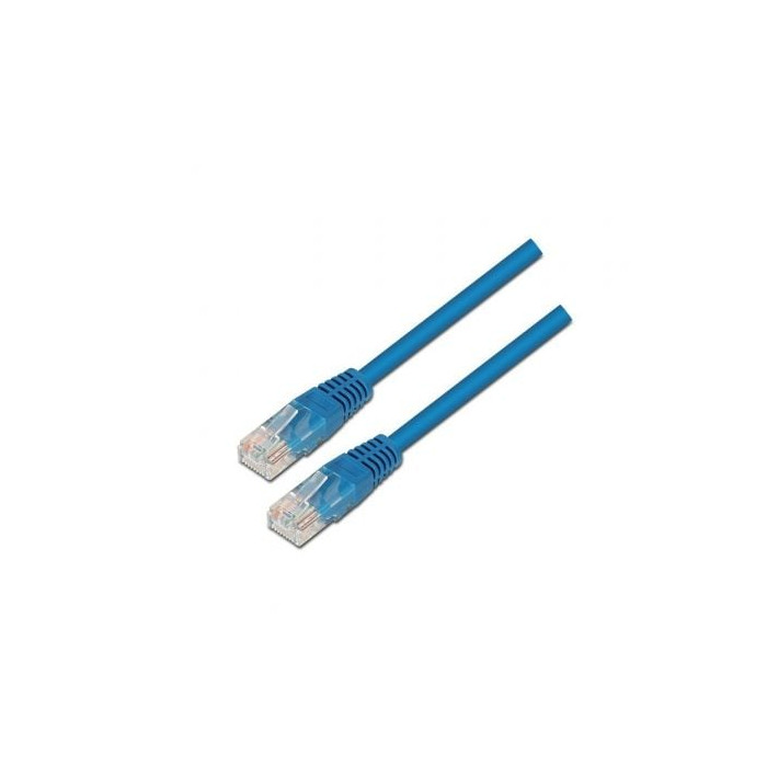 Cable de Red RJ45 UTP Aisens A135-0241 Cat.6/ 50cm/ Azul | Hasta 1 m