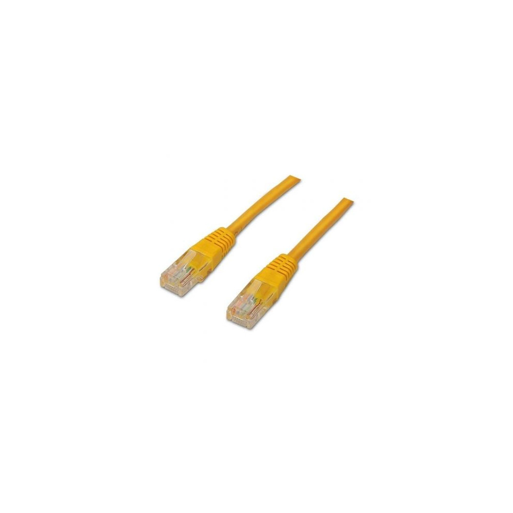 Cable de Red RJ45 UTP Aisens A135-0253 Cat.6/ 50cm/ Amarillo | Hasta 1 m