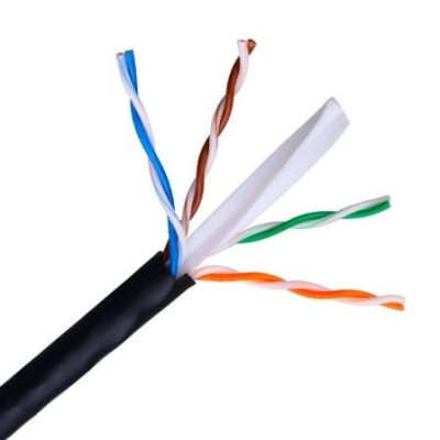 Bobina de Cable RJ45 para Exteriores UTP Aisens A135-0263 Cat.6/ 100m/ Impermeable/ Negro | Bobinas