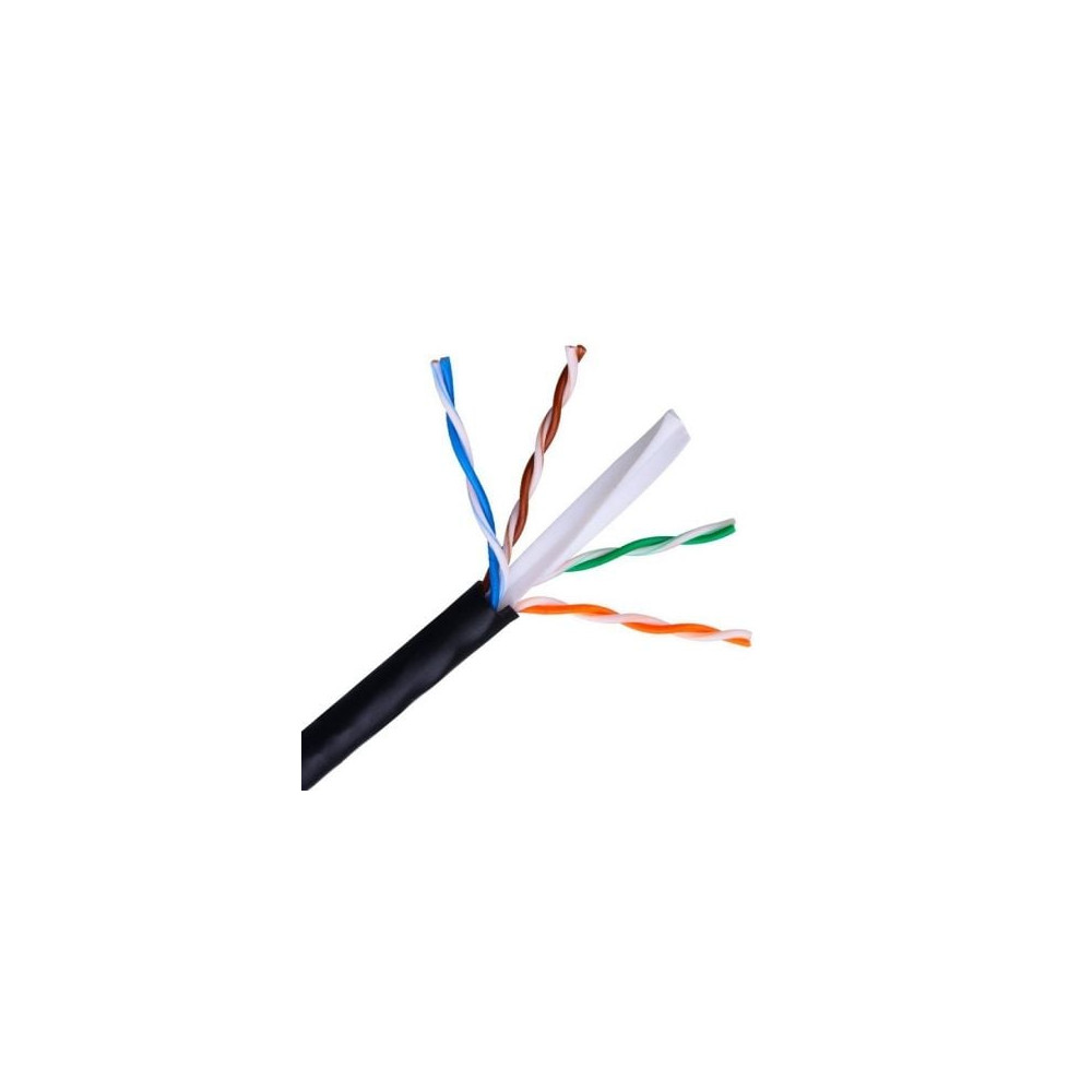 Bobina de Cable RJ45 para Exteriores UTP Aisens A135-0263 Cat.6/ 100m/ Impermeable/ Negro | Bobinas
