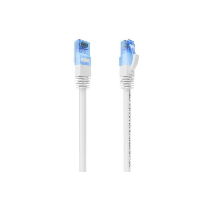 Cable de Red RJ45 AWG26 CCA UTP Aisens A135-0827 Cat.6/ 15m/ Blanco | 10 m