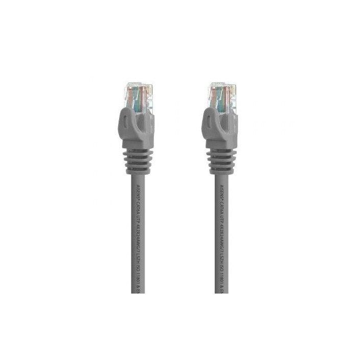 Cable de Red RJ45 UTP Aisens A145-0326 Cat.6A/ 1m/ Gris | Hasta 1 m