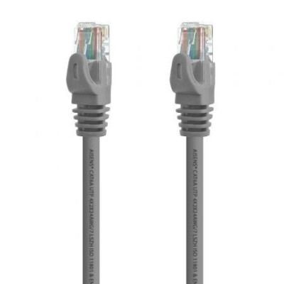 Cable de Red RJ45 UTP Aisens A145-0327 Cat.6A/ 2m/ Gris | 2 m