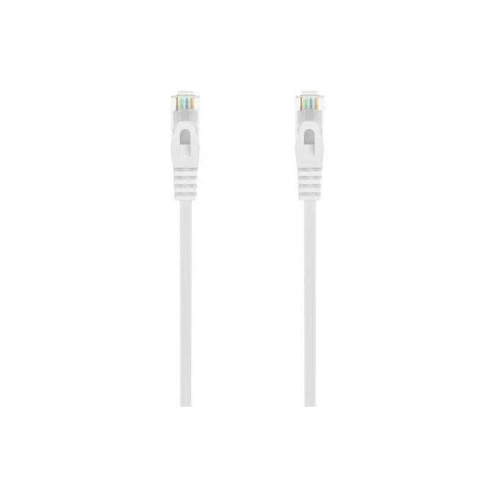 Cable de Red RJ45 AWG24 UTP Aisens A145-0593 Cat.6A/ LSZH/ 50cm/ Blanco | Hasta 1 m