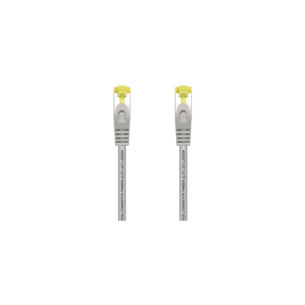 Cable de Red RJ45 S/FTP Aisens A146-0332 Cat.7/ 25cm/ Gris | Hasta 1 m