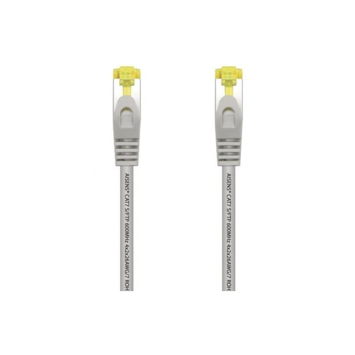 Cable de Red RJ45 S/FTP Aisens A146-0332 Cat.7/ 25cm/ Gris | Hasta 1 m