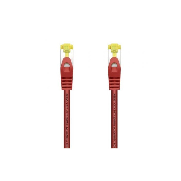 Cable de Red RJ45 SFTP Aisens A146-0470 Cat.7/ 1m/ Rojo | Hasta 1 m