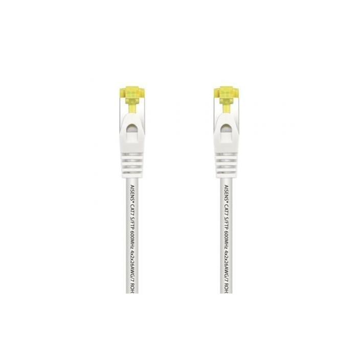 Cable de Red RJ45 SFTP Aisens A146-0488 Cat.7/ 25cm/ Blanco | Hasta 1 m