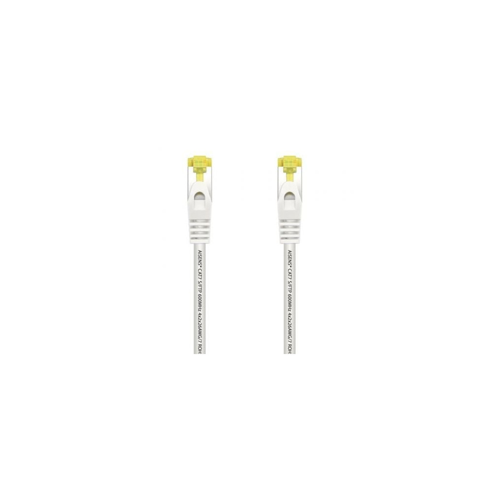 Cable de Red RJ45 SFTP Aisens A146-0491 Cat.7/ 2m/ Blanco | 2 m