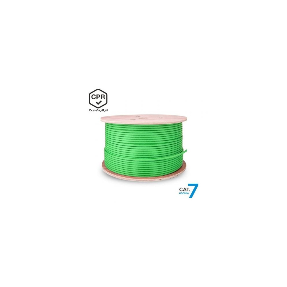 Bobina de Cable RJ45 SFTP AWG23 LSZH CPR Cca Aisens A146-0667 Cat.7/ 305m/ Verde | Bobinas