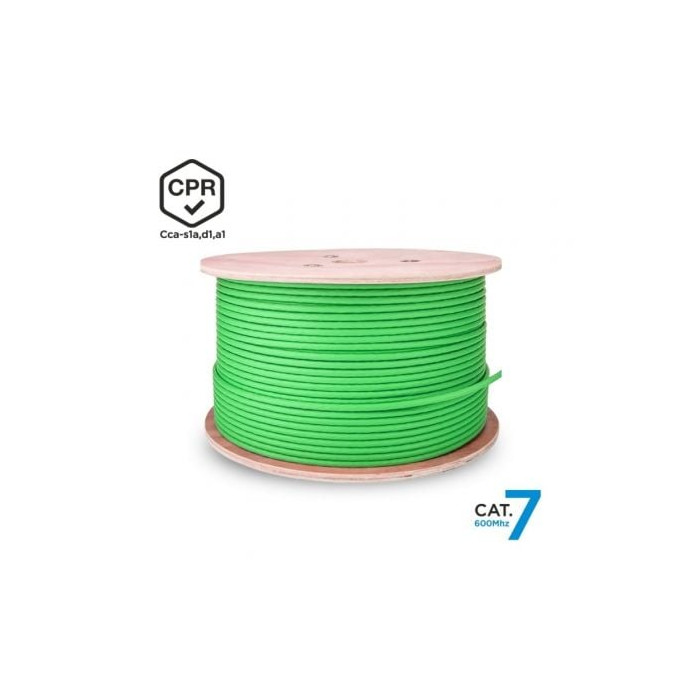 Bobina de Cable RJ45 SFTP AWG23 LSZH CPR Cca Aisens A146-0667 Cat.7/ 305m/ Verde | Bobinas