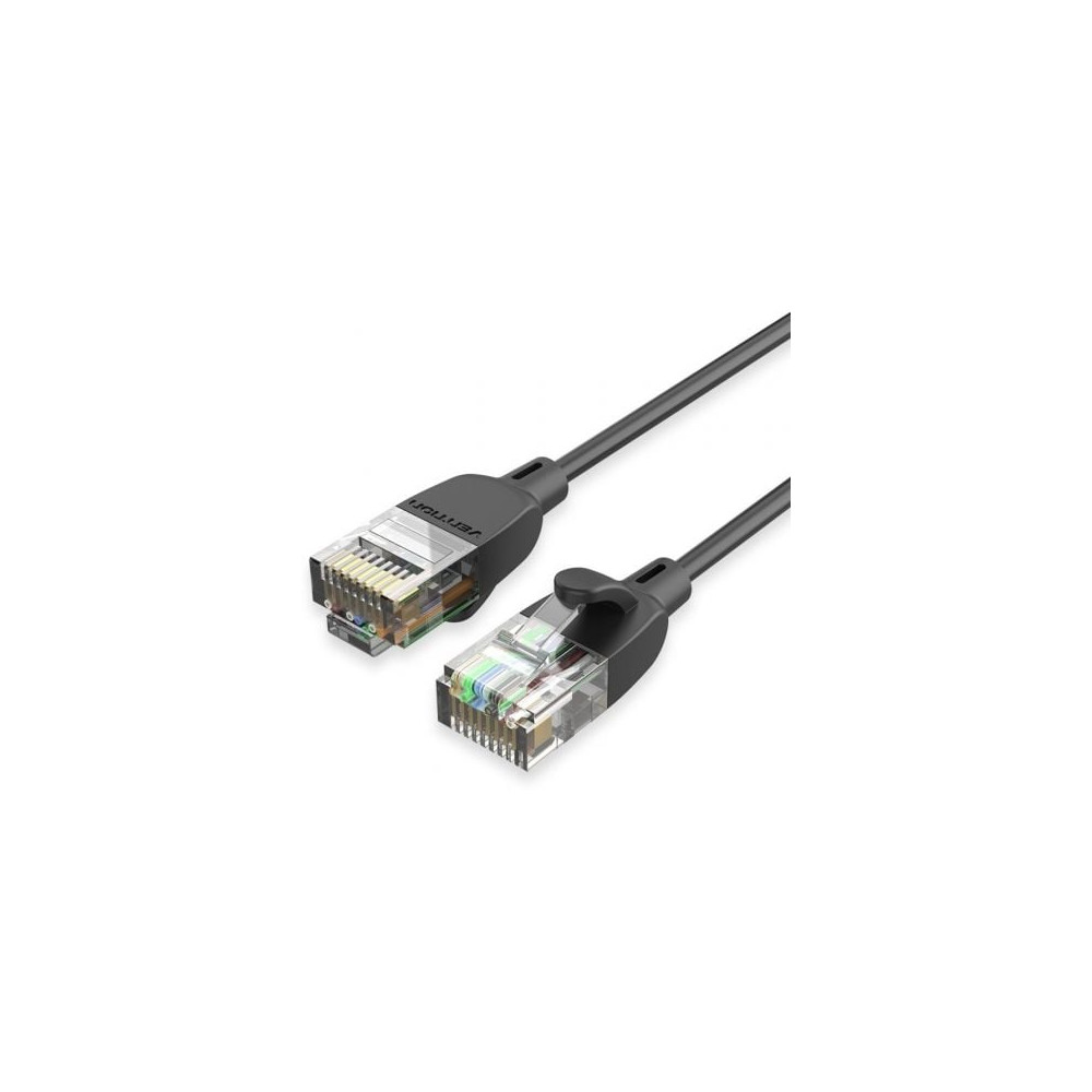 Cable de Red RJ45 UTP Vention IBIBF Cat.6A/ 1m/ Negro | Hasta 1 m