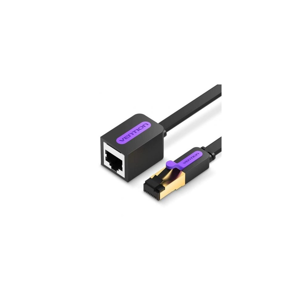 Cable Alargador de Red RJ45 UTP Vention ICBBI Cat.7/ 3m/ Negro | 3 m